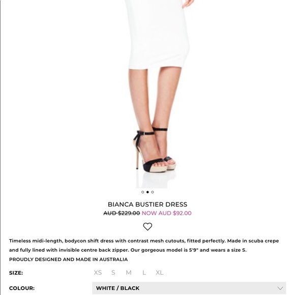 Nookie Bianca white dress with black mesh - Picture 11 of 11